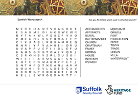 wordsearch about Ipswich