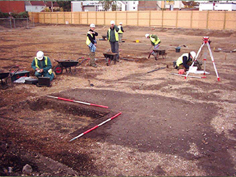 photo of people excavating in ipswich