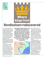 front cover British Archaeology magazine Rendlesham