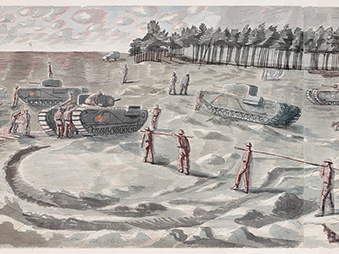 painting of the Kruschen exercise copyright of Imperial War Museum